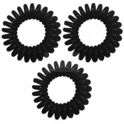 Spirálové gumičky do vlasů černé