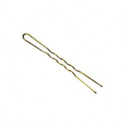 Vlásenka tenká 4,5 cm zlatá 30 ks