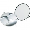 Zrcadlo kulaté stříbrné