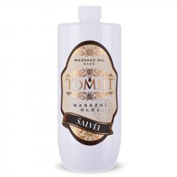 Masážní olej TOMFIT šalvěj 1000 ml