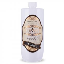 Masážní olej TOMFIT skořice 1000 ml