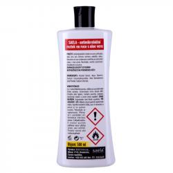 Antimikrobiální čistící roztok na ruce s aloe vera SAELA 500 ml