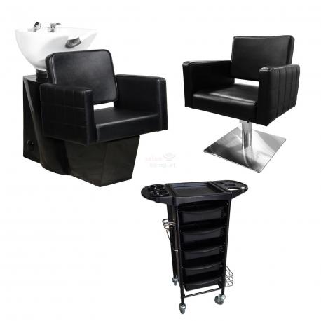 Kadeřnický set Nero černá barva