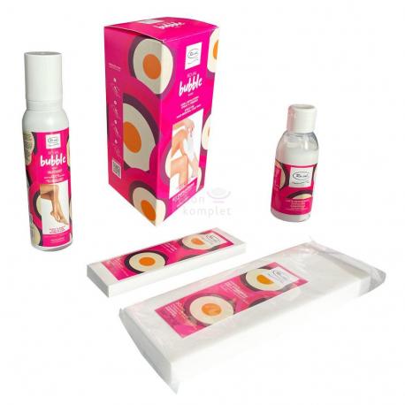 Set studený vosk ve spreji Bubble wax bambucké máslo 150 ml