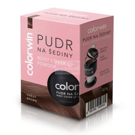 Colorwin pudr na šediny hnědý